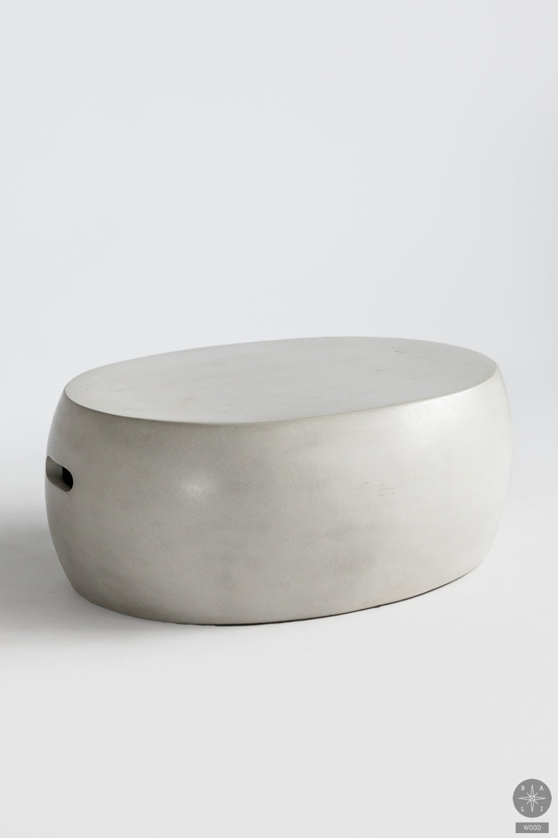 Concrete coffee table