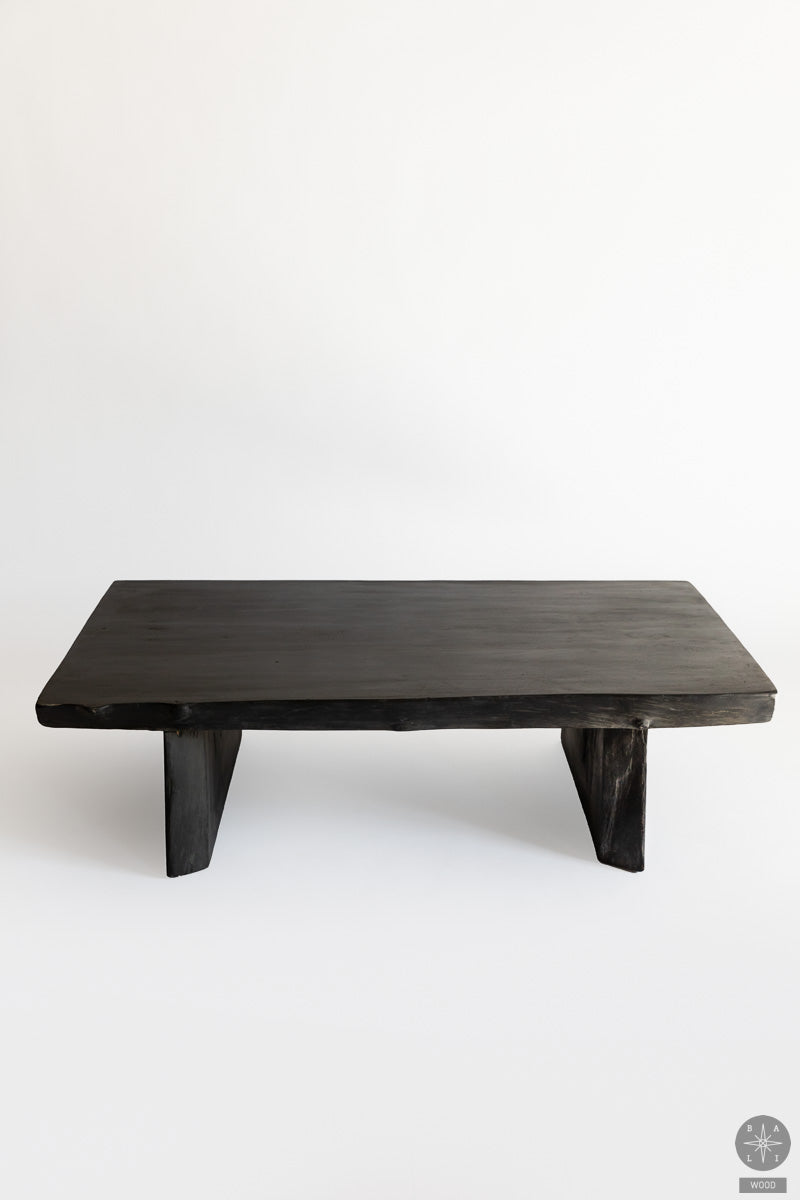 Burnt suar wood table
