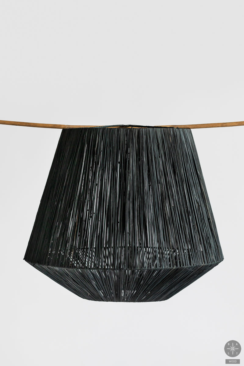 Raffia lampshade