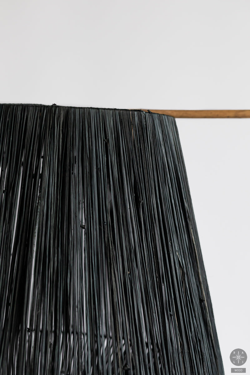 Raffia lampshade