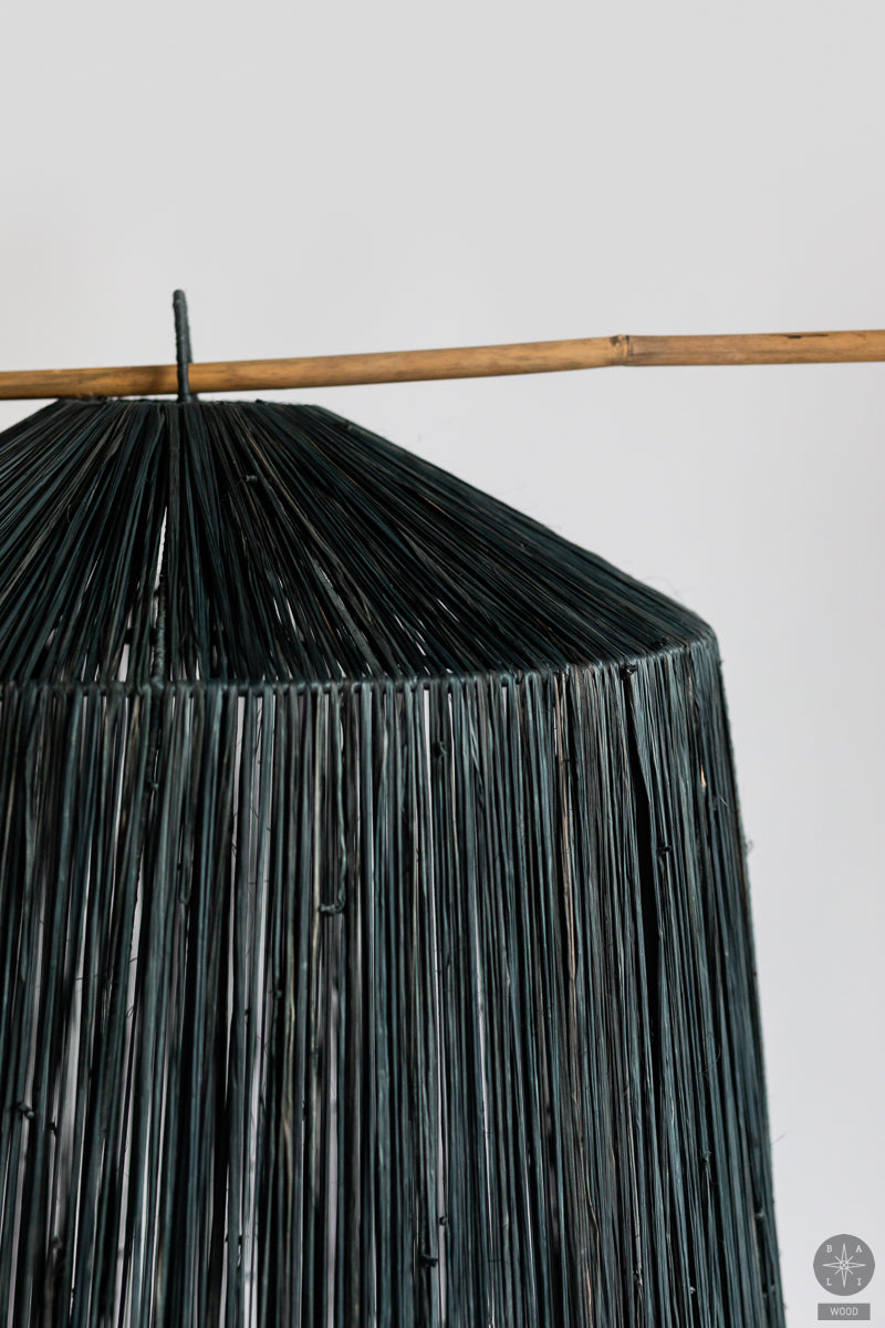 Raffia lampshade