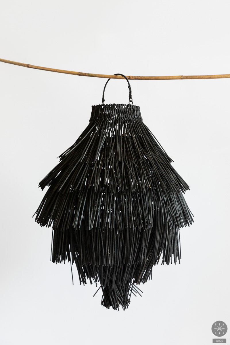 Rattan ceiling lamp shade