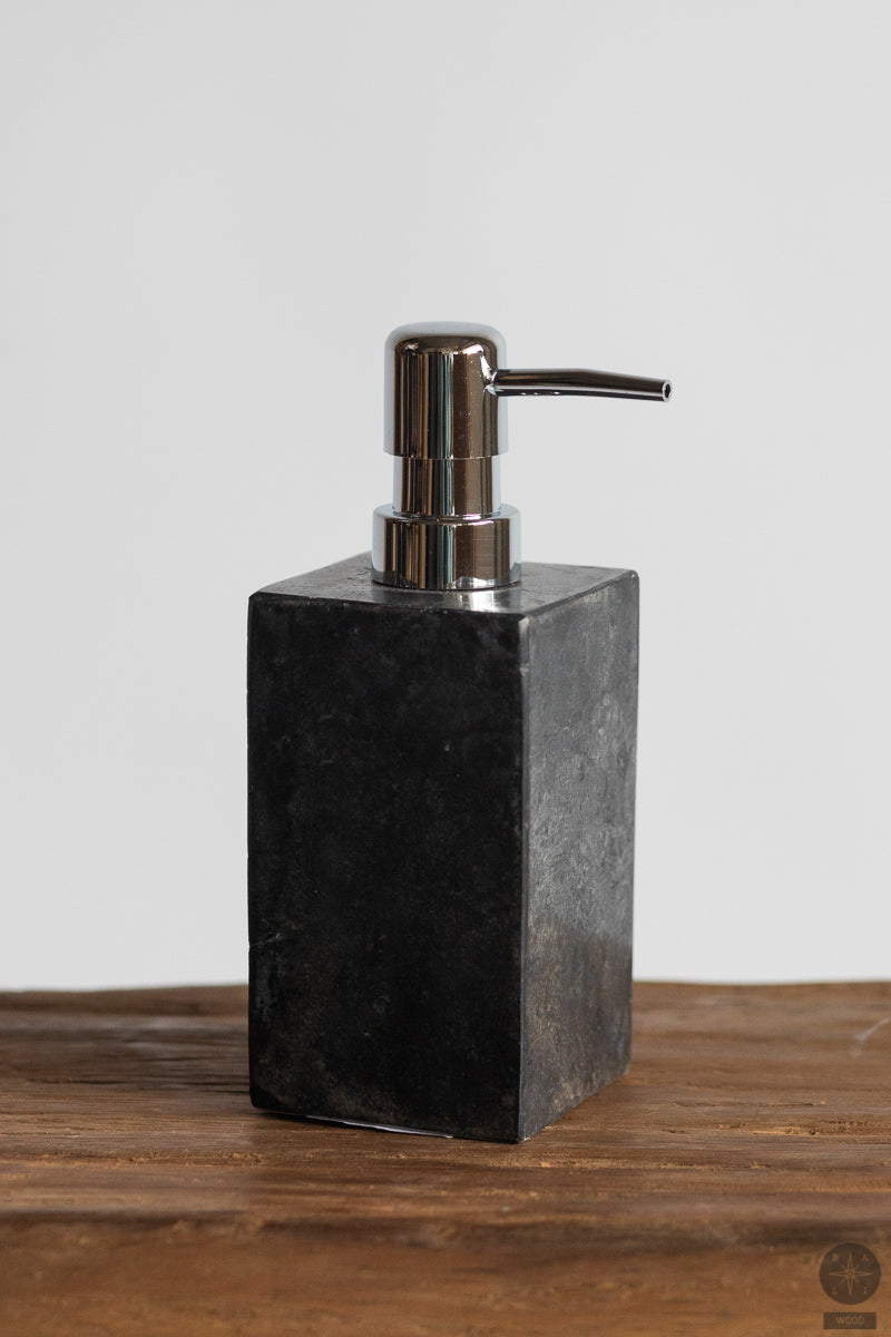 Black marble liquid soap dispenser