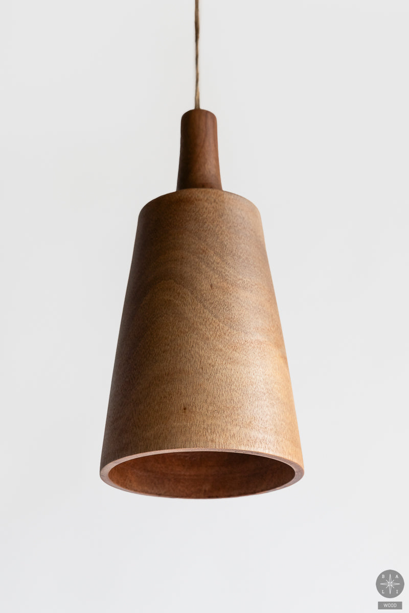 Teak wood lampshade