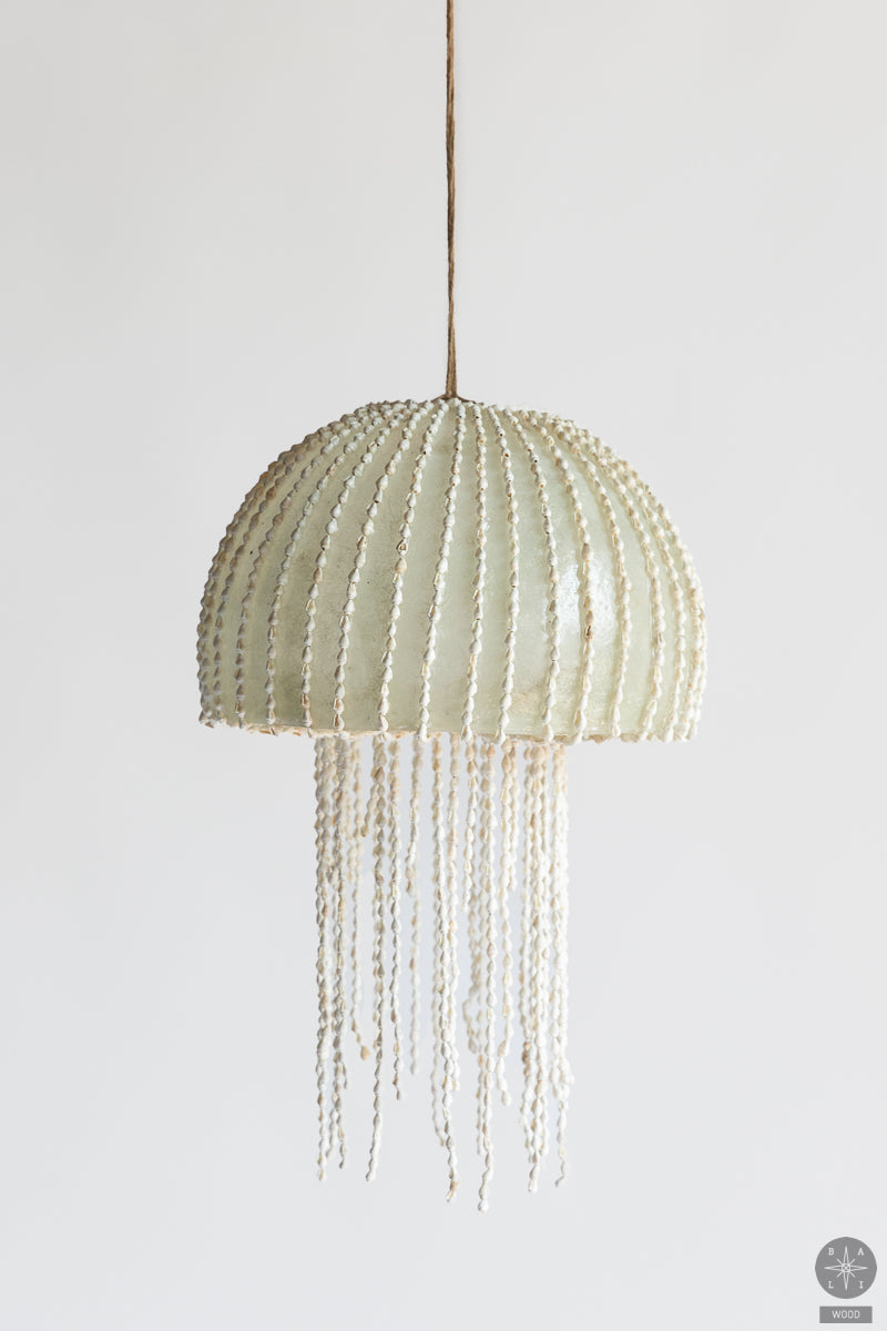 Chandelier made of shells