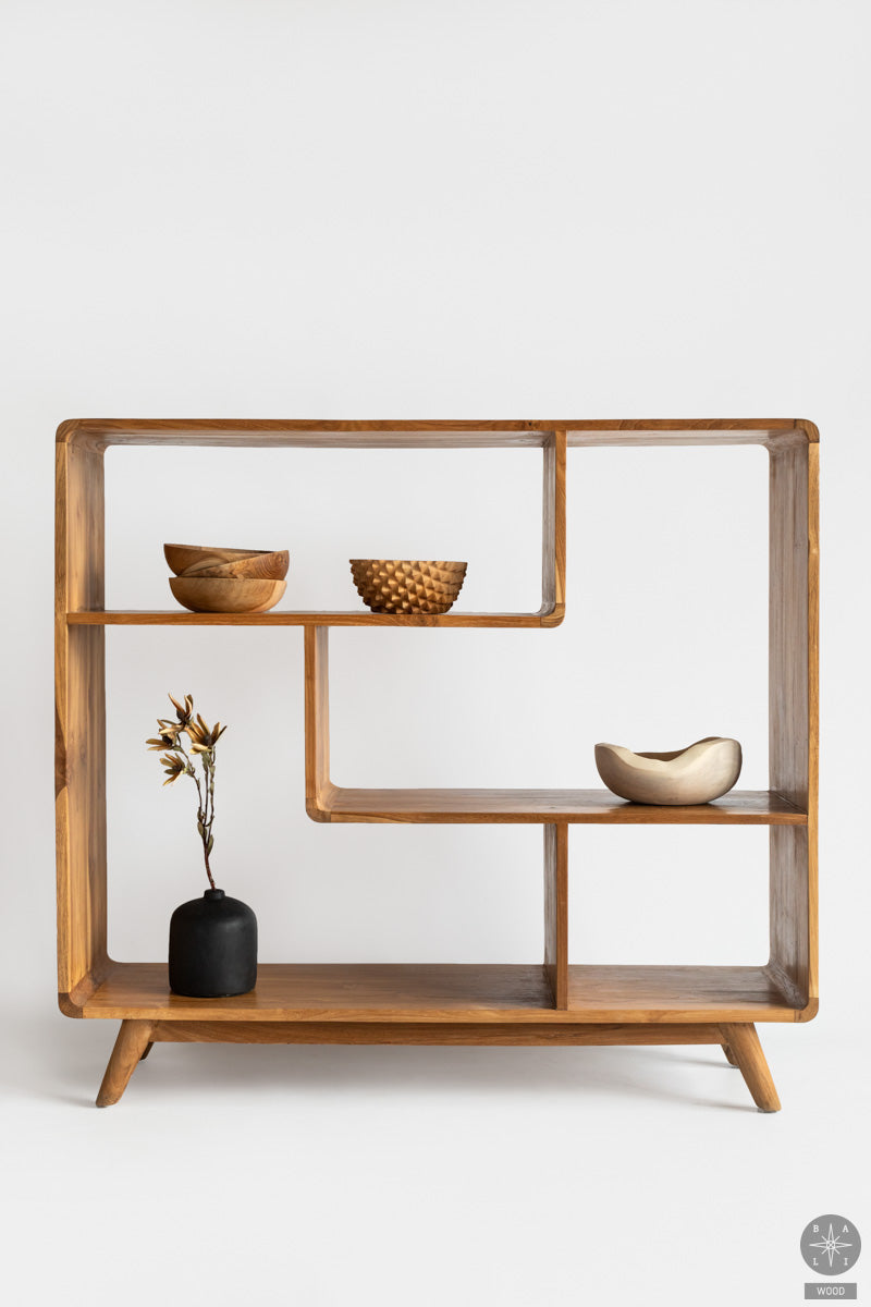 Teak shelf