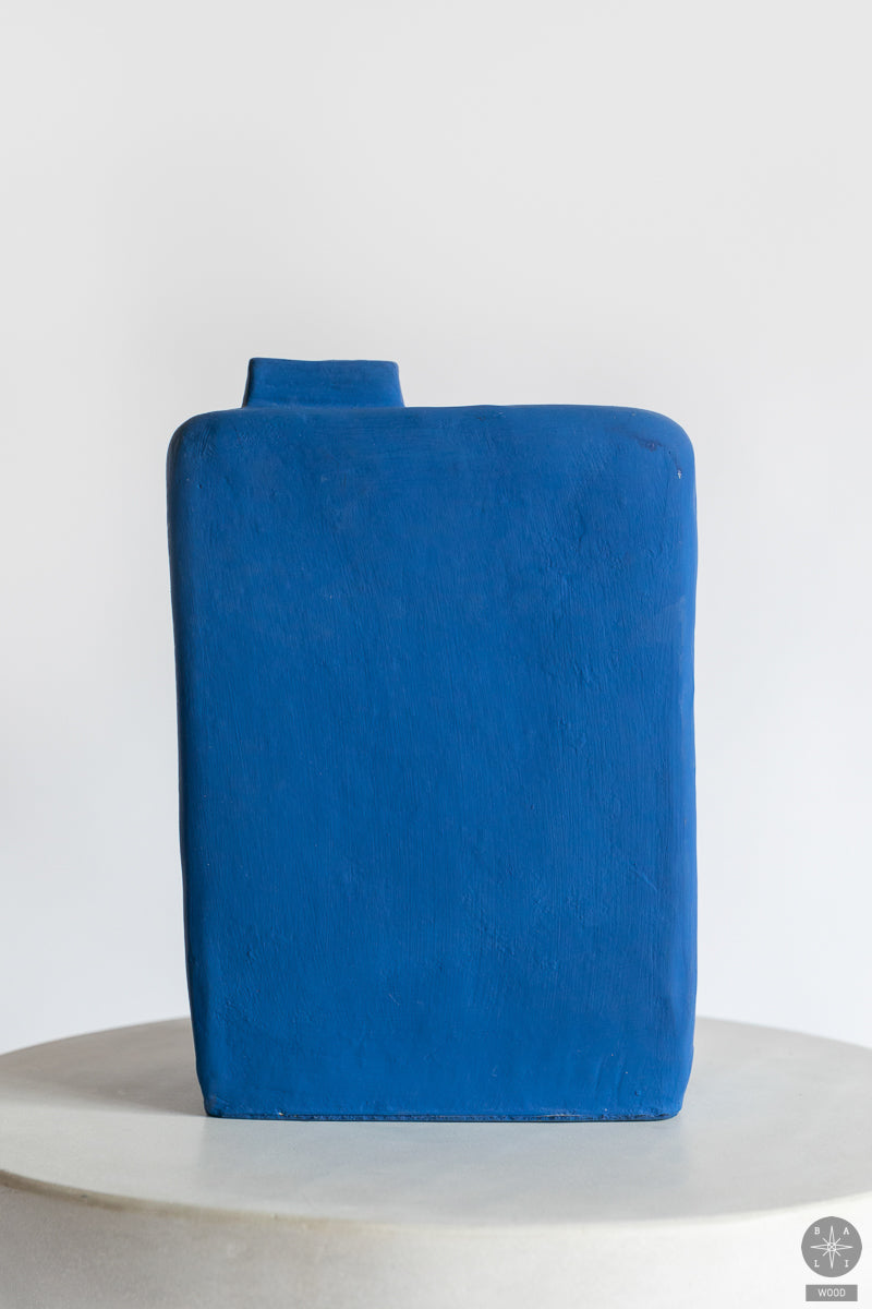 Decorative terracotta vase