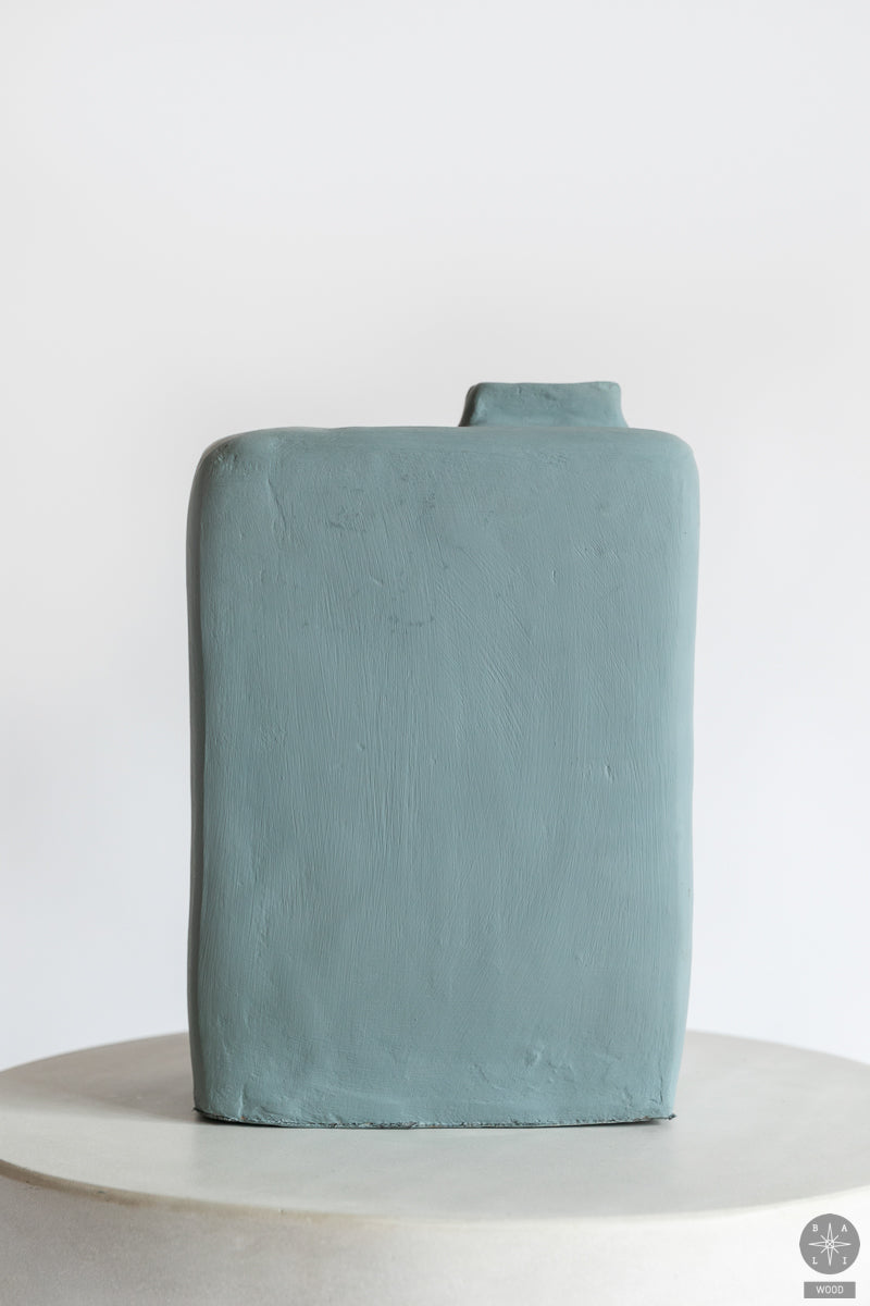 Decorative terracotta vase