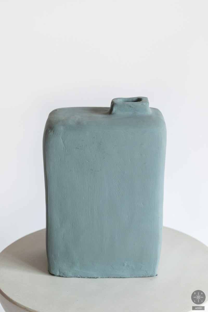 Decorative terracotta vase