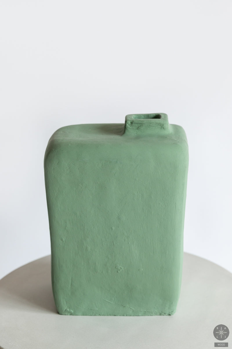 Decorative terracotta vase