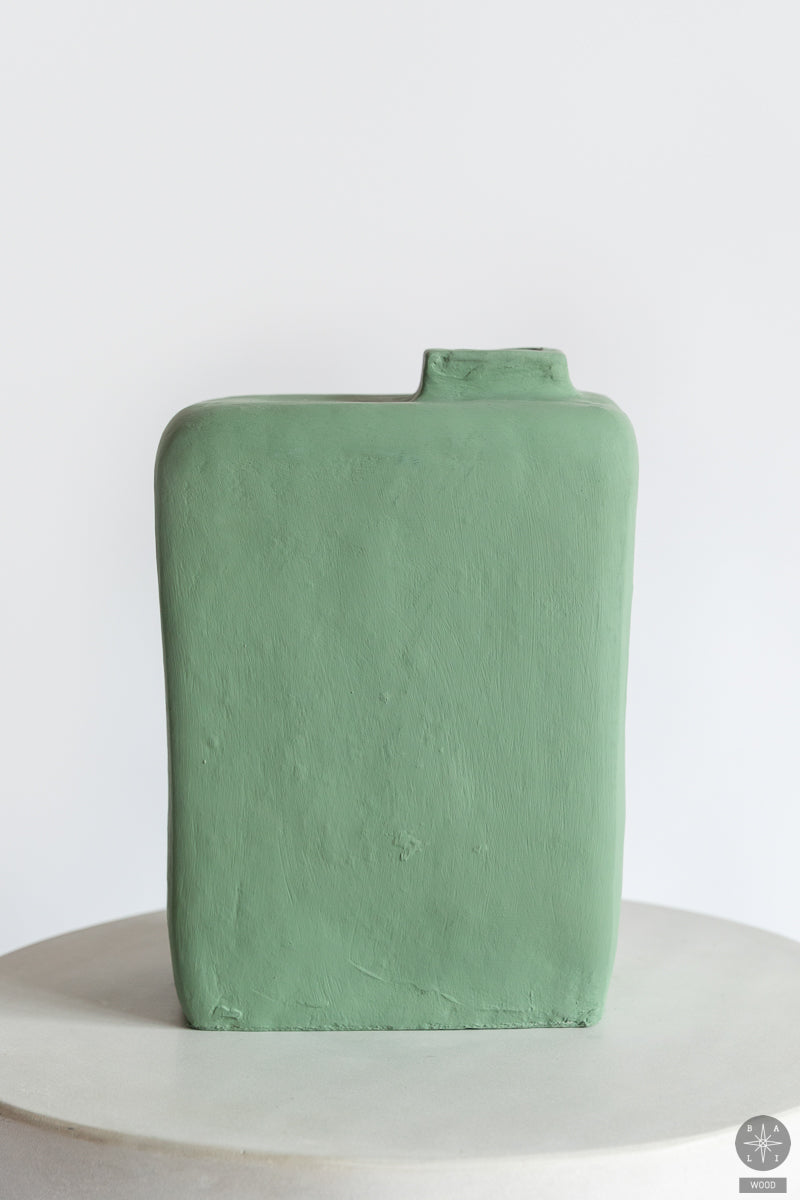 Decorative terracotta vase