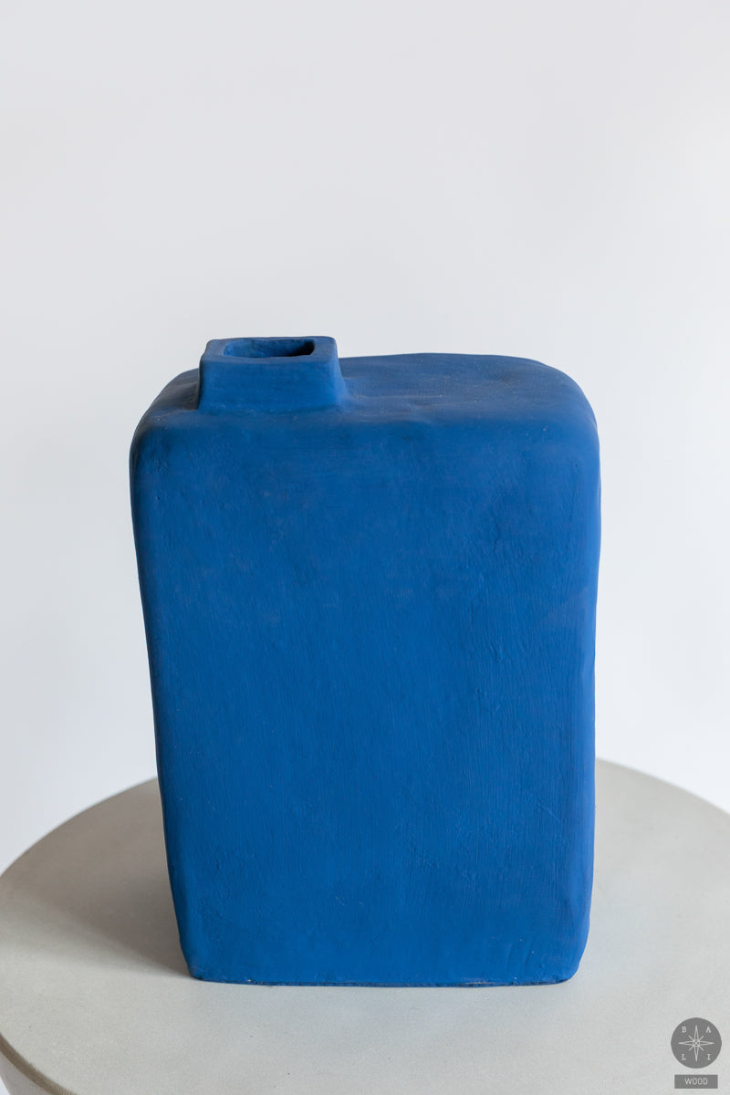 Decorative terracotta vase