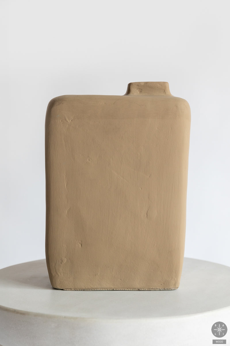 Decorative terracotta vase