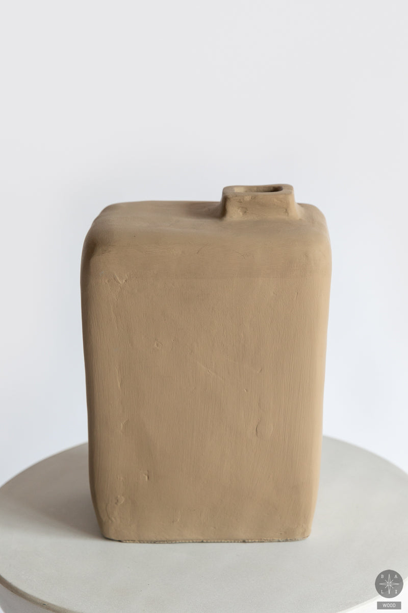 Decorative terracotta vase