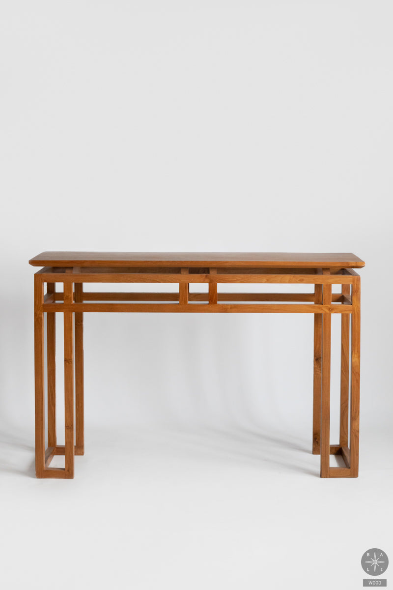 Teak wood console
