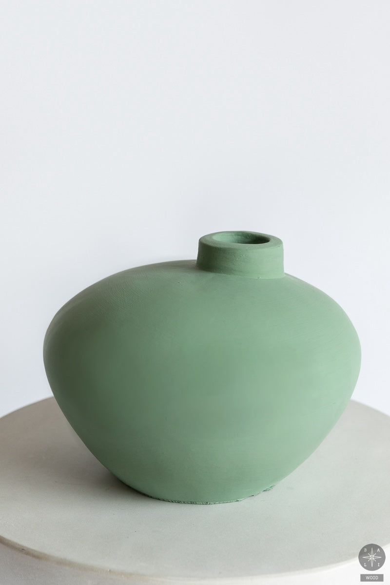 Decorative terracotta vase