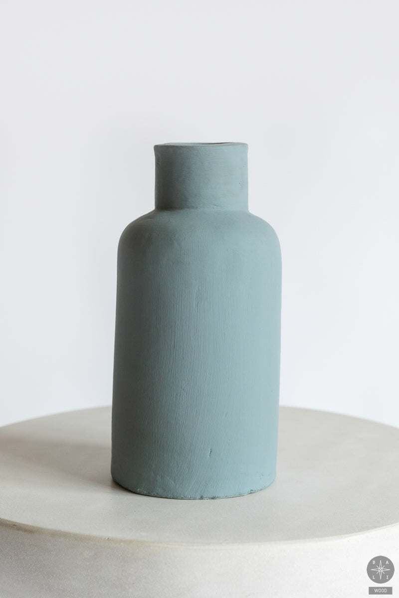 Decorative terracotta vase