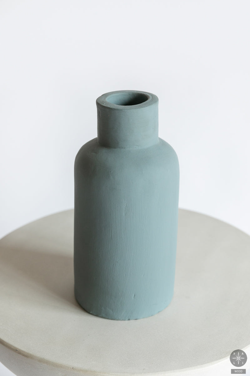 Decorative terracotta vase