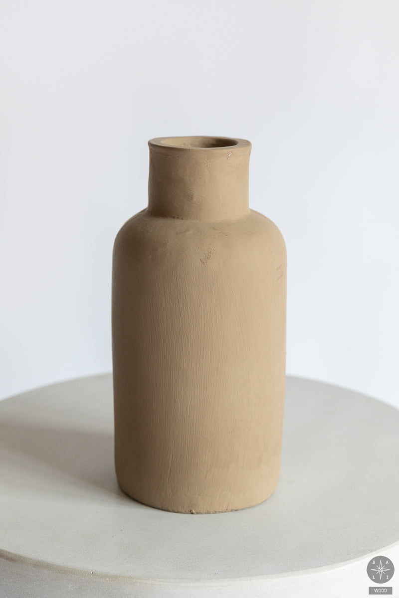 Decorative terracotta vase