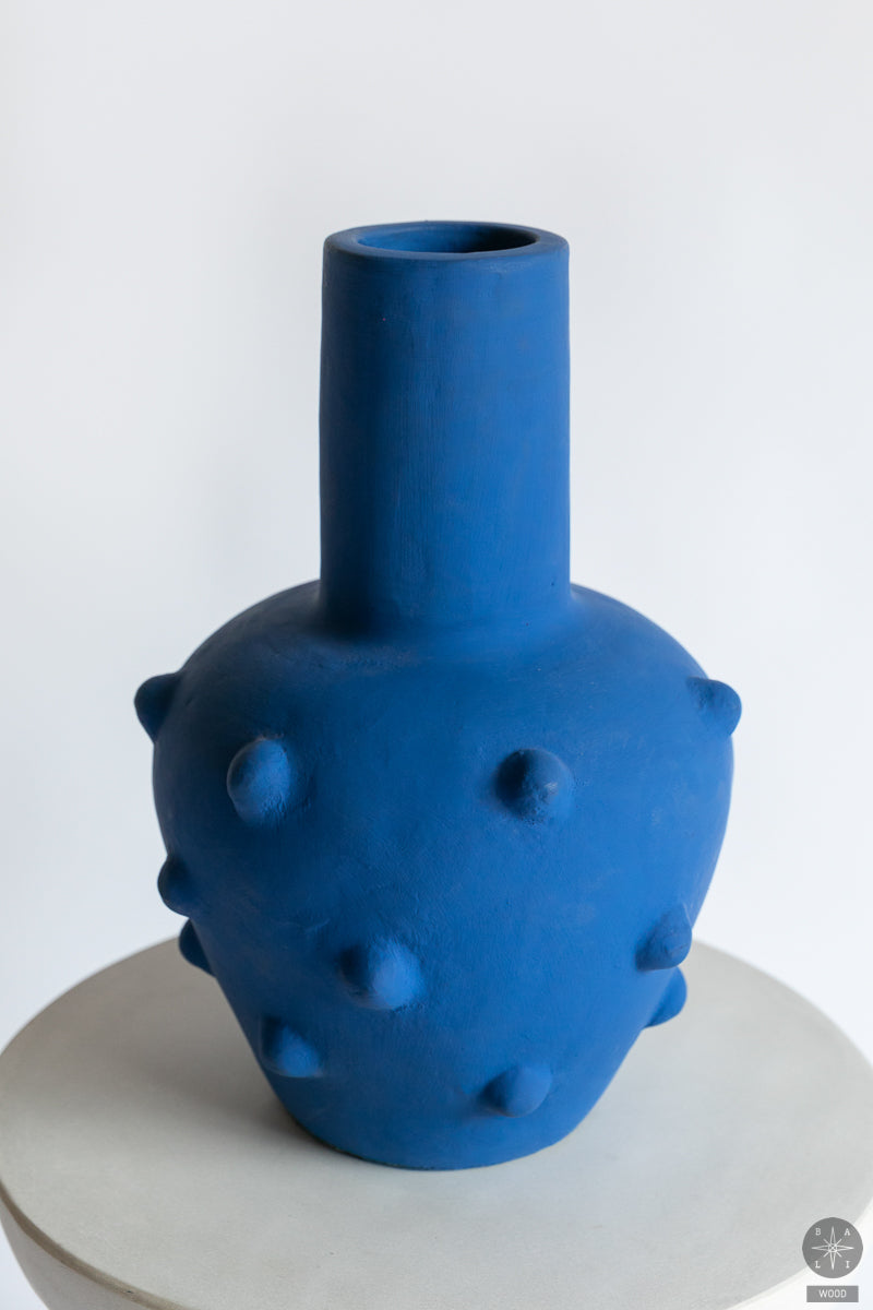 Decorative terracotta vase