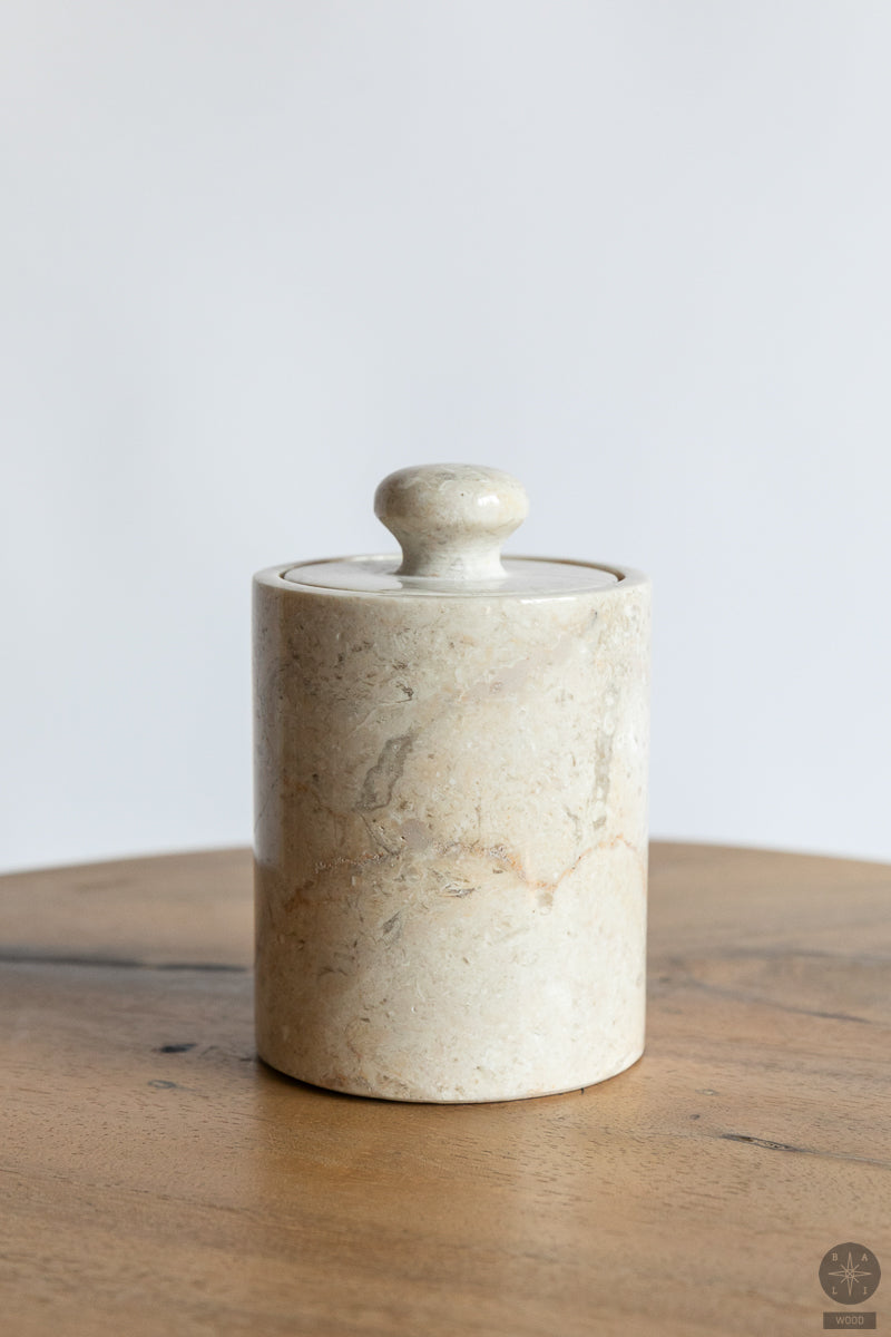 Marble dish with lid