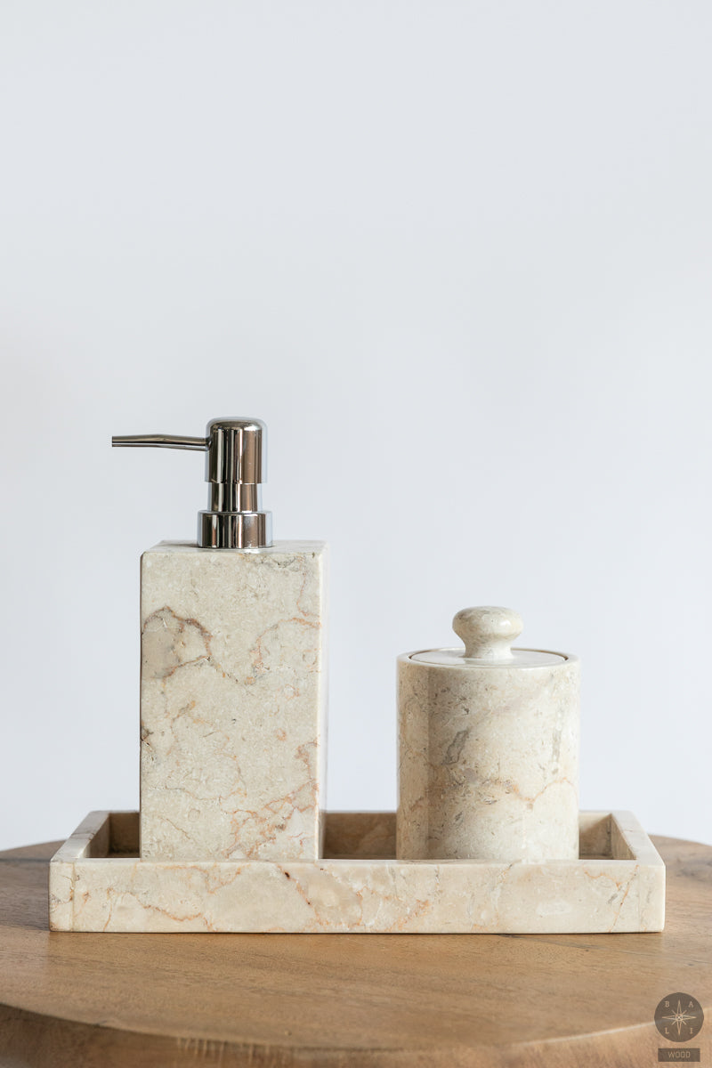 Marble dish with lid