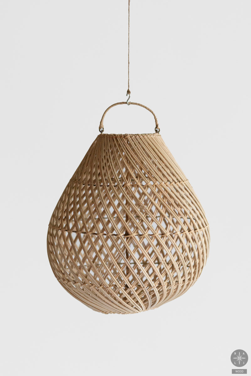 Rattan lampshade