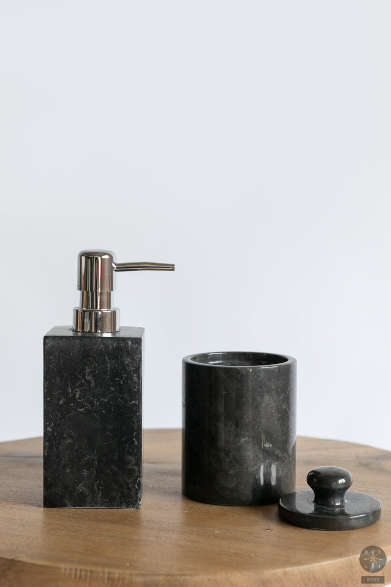 Marble dish with lid