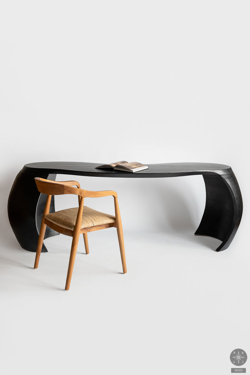 Working desk made of suar wood