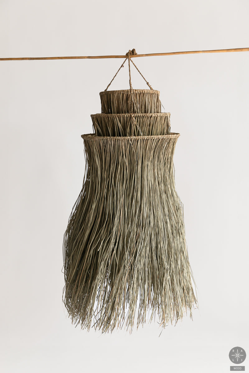 Seagrass lampshade