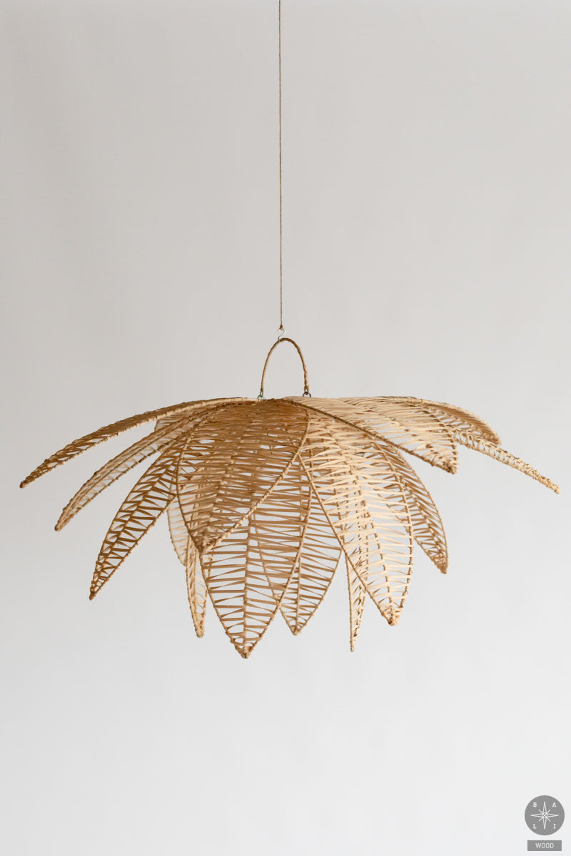 Rattan lampshade