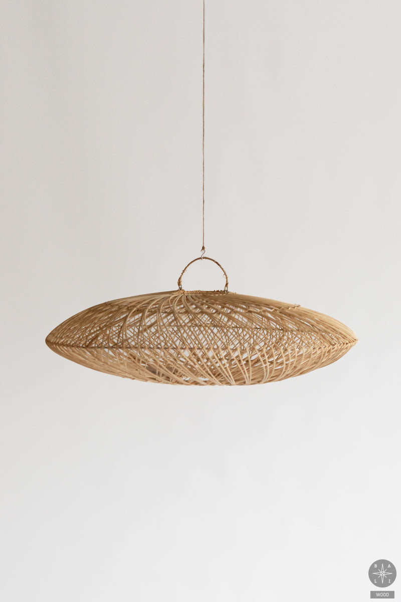 Rattan lampshade