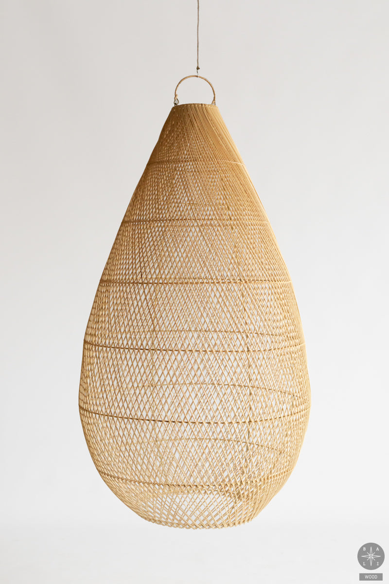 Rattan lampshade (DEFECTIVE ITEM)