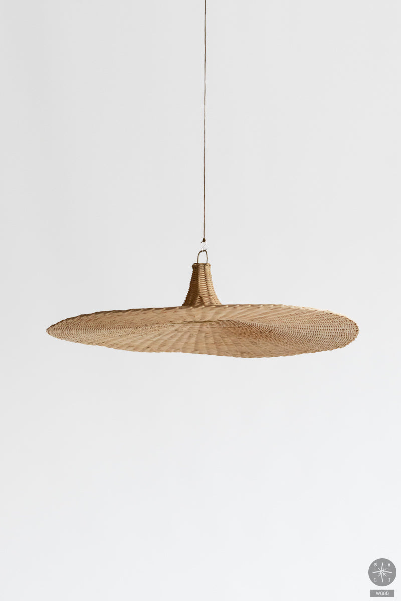 Rattan lampshade