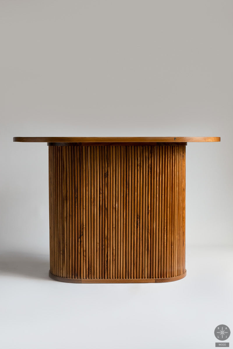 Teak wood table (defective item)