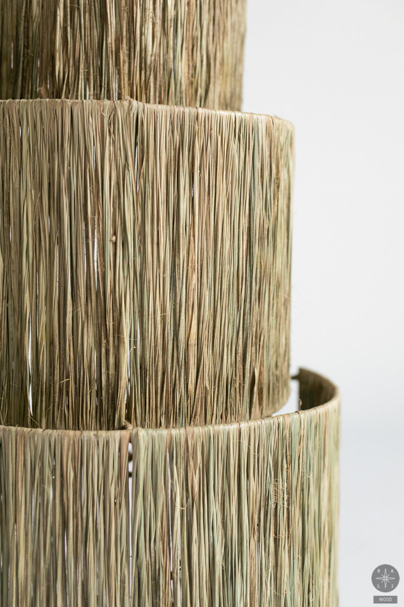 Seagrass wall lamp shade
