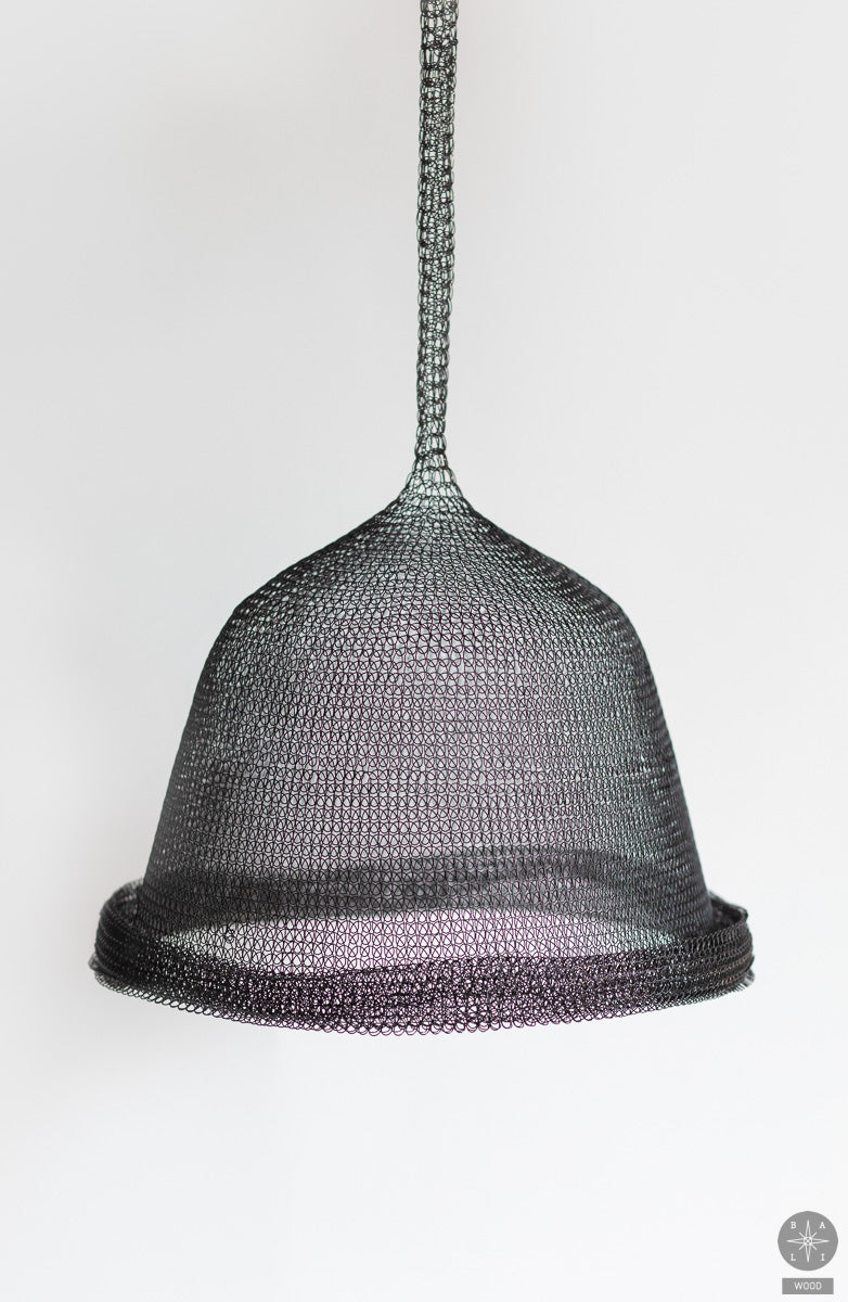 Braided stainless steel lampshade