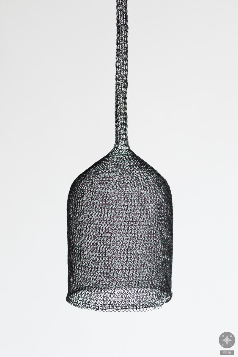 Braided stainless steel lampshade