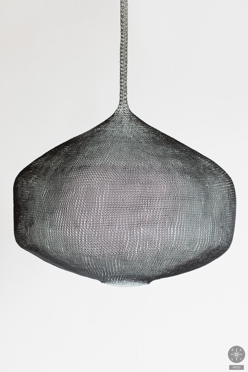 Braided stainless steel lampshade