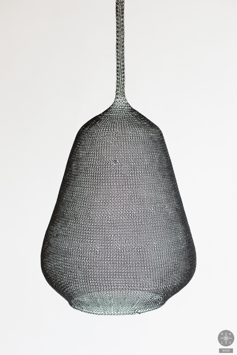 Braided stainless steel lampshade