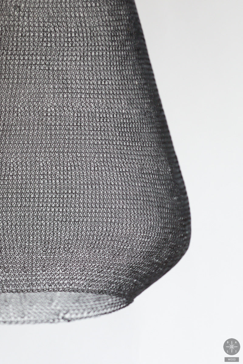 Braided stainless steel lampshade