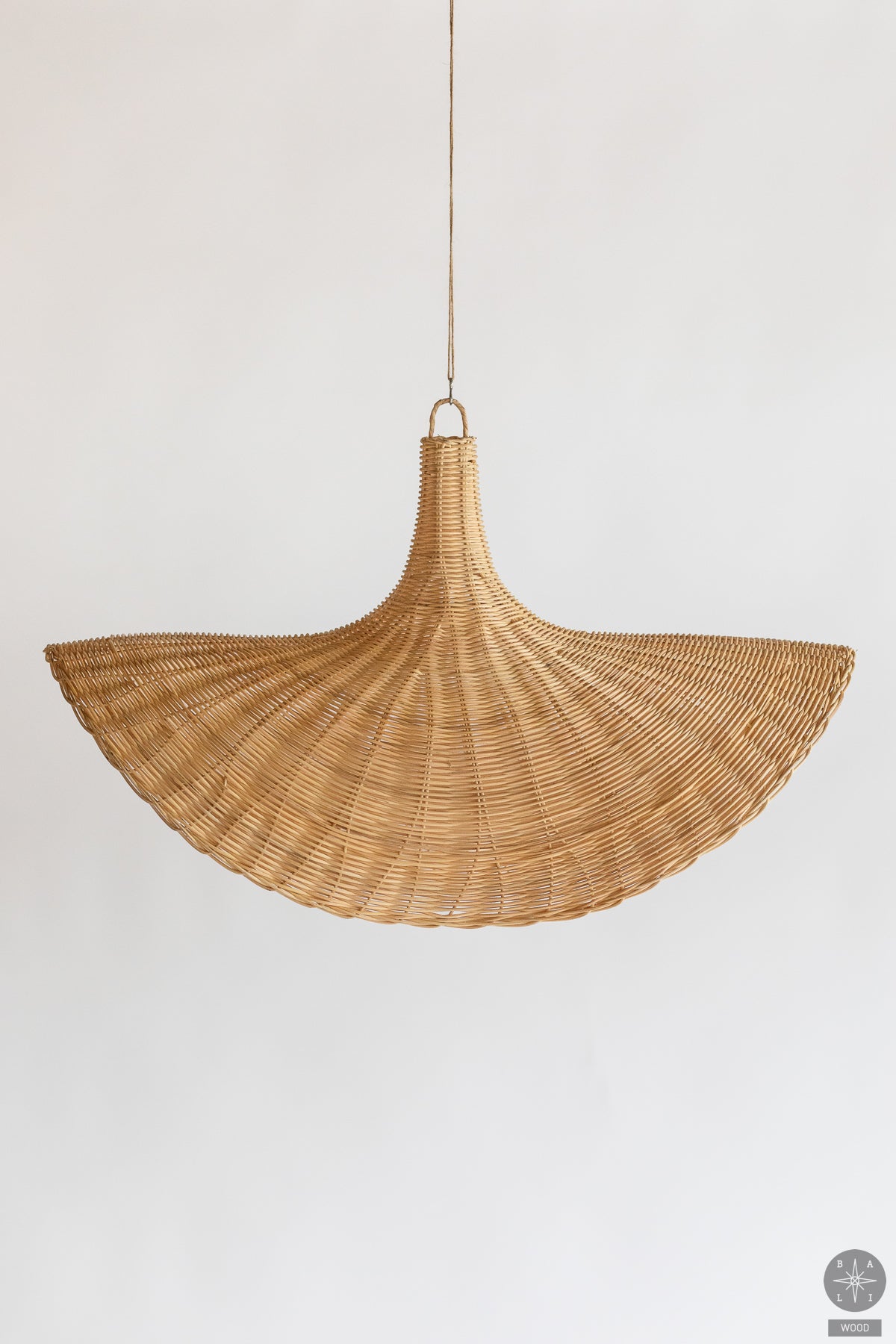 Rattan lampshade