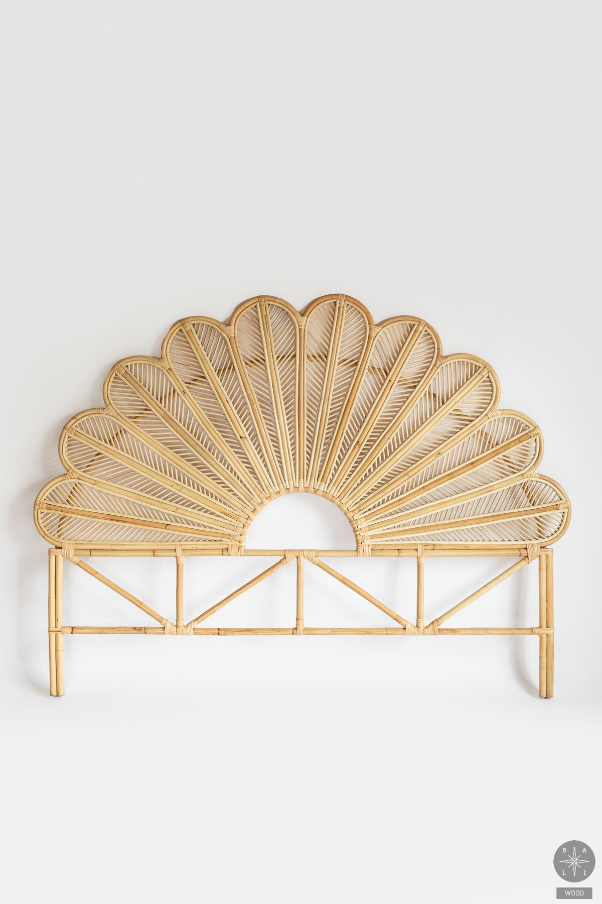 Rattan bed frame