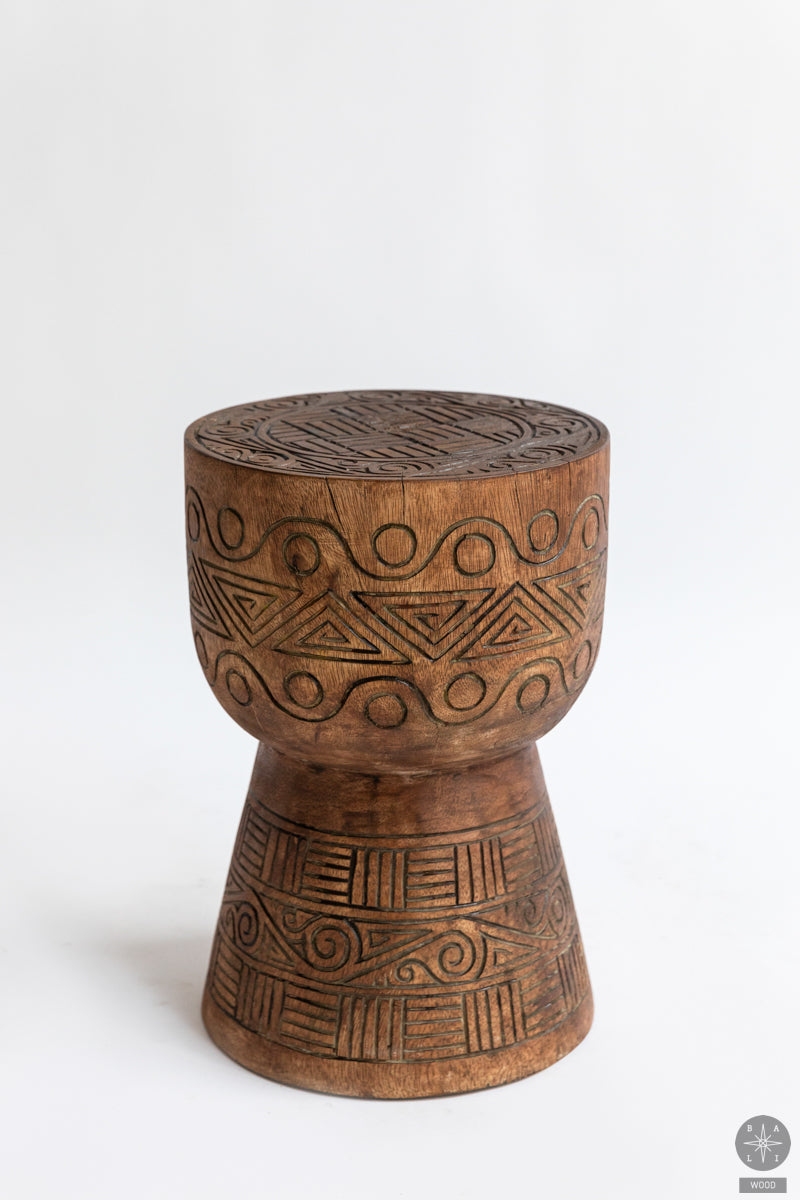 Carved teak wood table