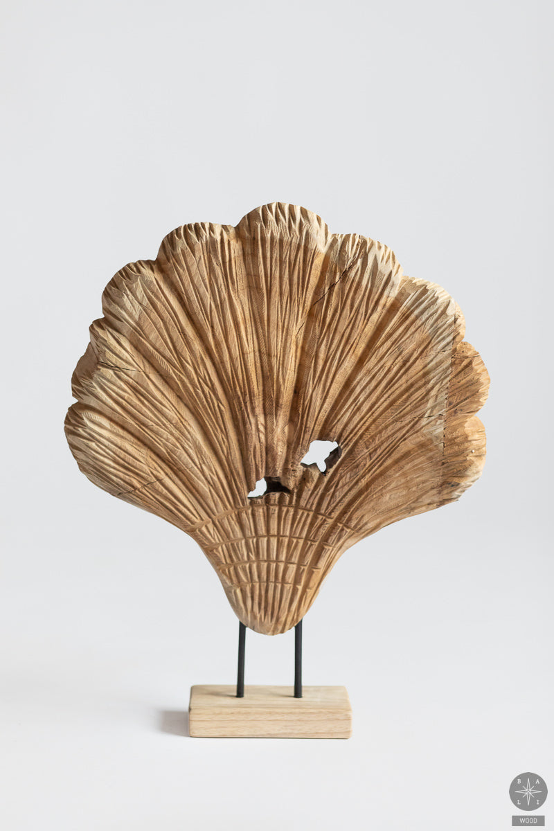 Teak wood decoration – shell