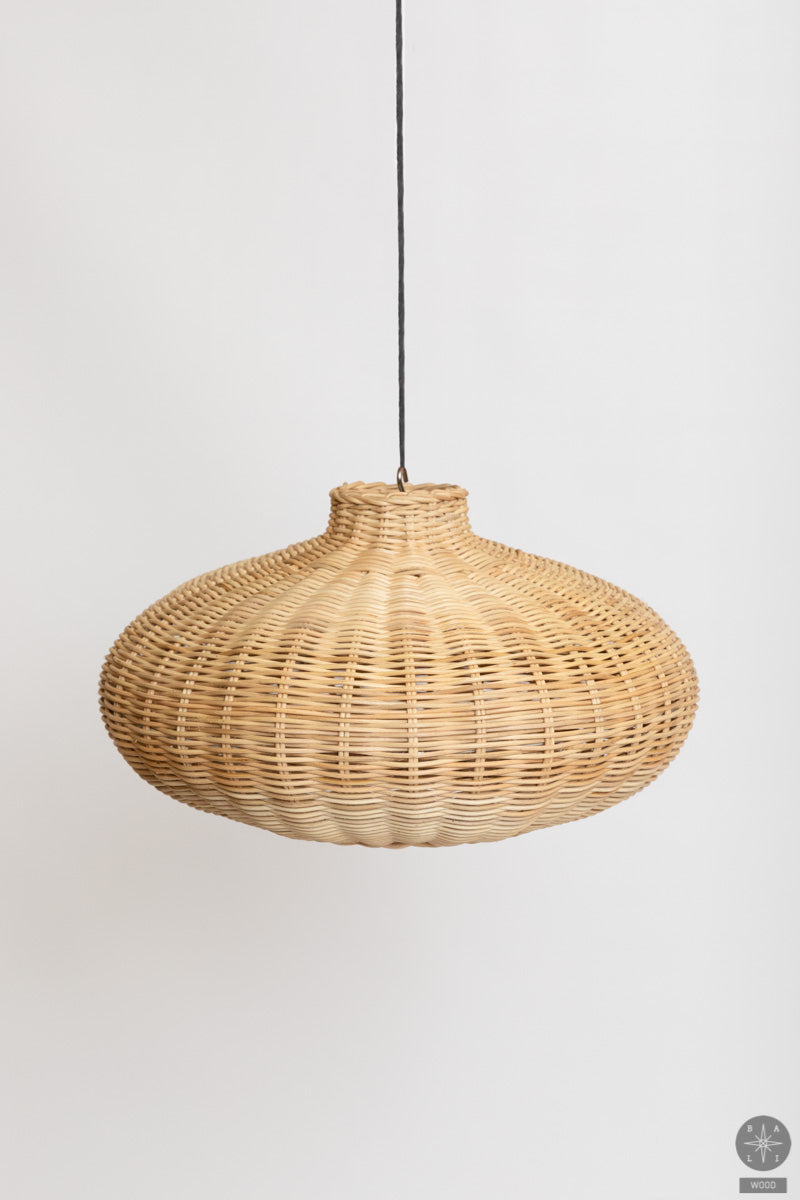 Rattan lampshade