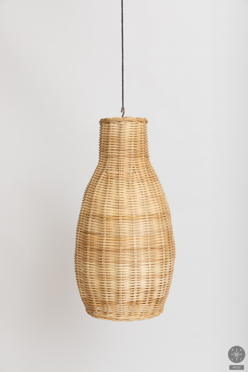 Rattan lampshade