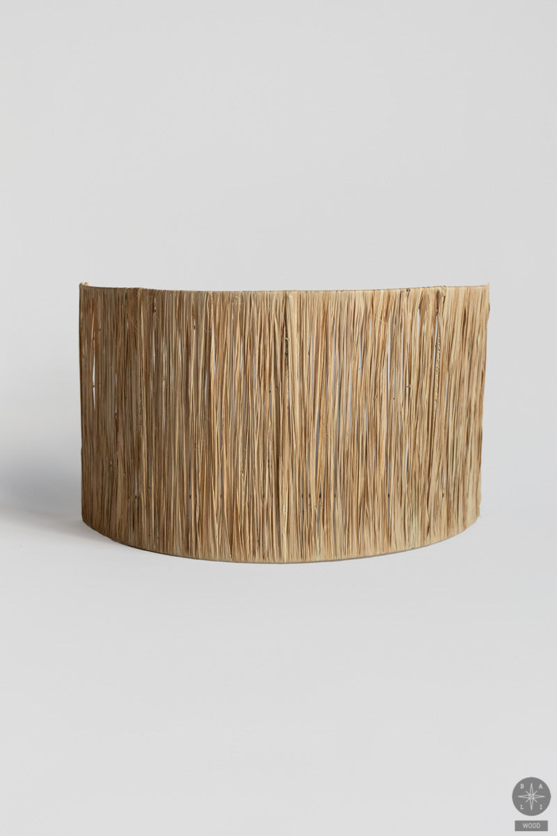 Raffia wall lamp shade