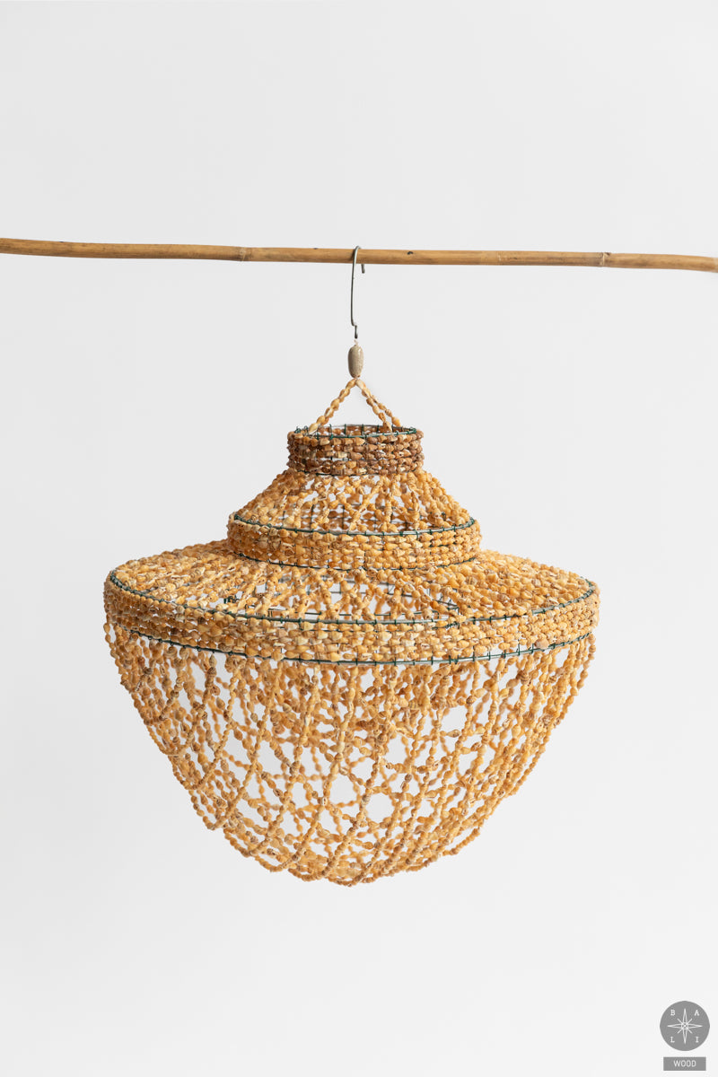 Chandelier made of shells