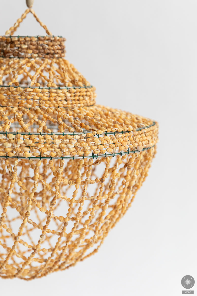 Chandelier made of shells